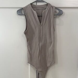 Abercrombie & Fitch Taupe Bodysuit